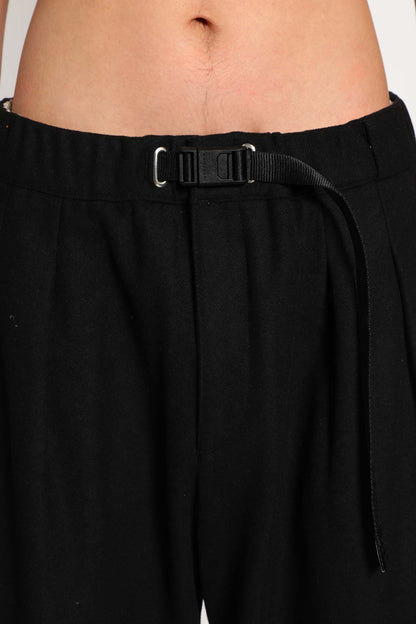 Drawstring Pants in Wool Blend