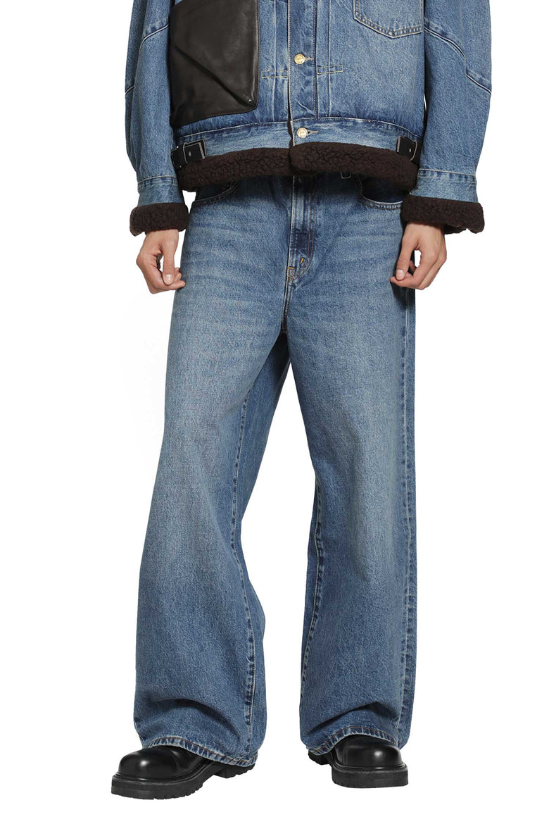 SACAI Levi's x Sacai Belted Wide Pants man