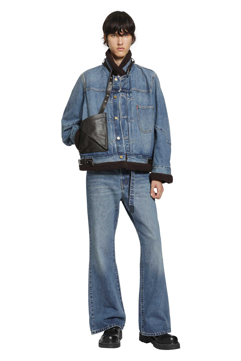 SACAI Levi's x Sacai Belted Flare Pants man