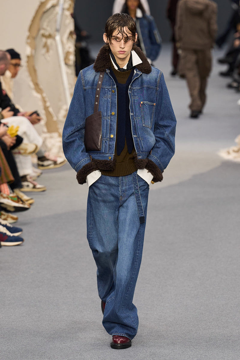 SACAI Levi's x Sacai Belted Flare Pants man