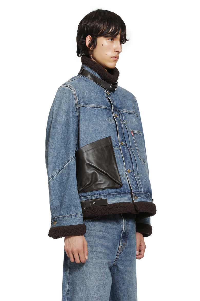 SACAI Levi's x Sacai Sherpa Jacket man