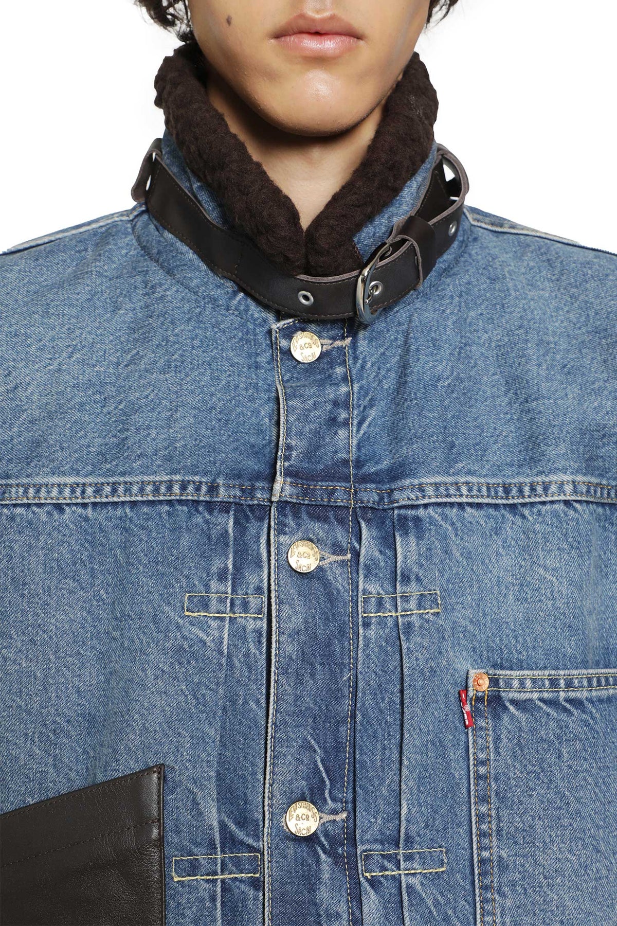 SACAI Levi's x Sacai Sherpa Jacket man