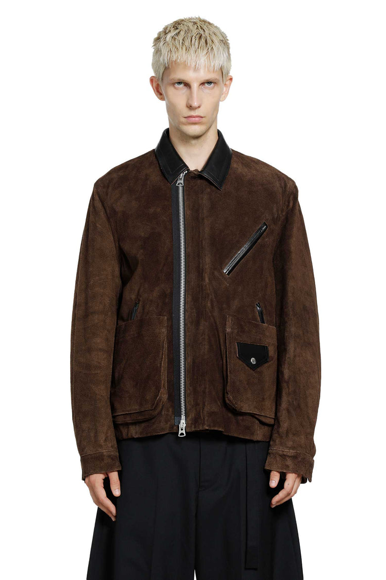 
              SACAI Suede Blouson man
            