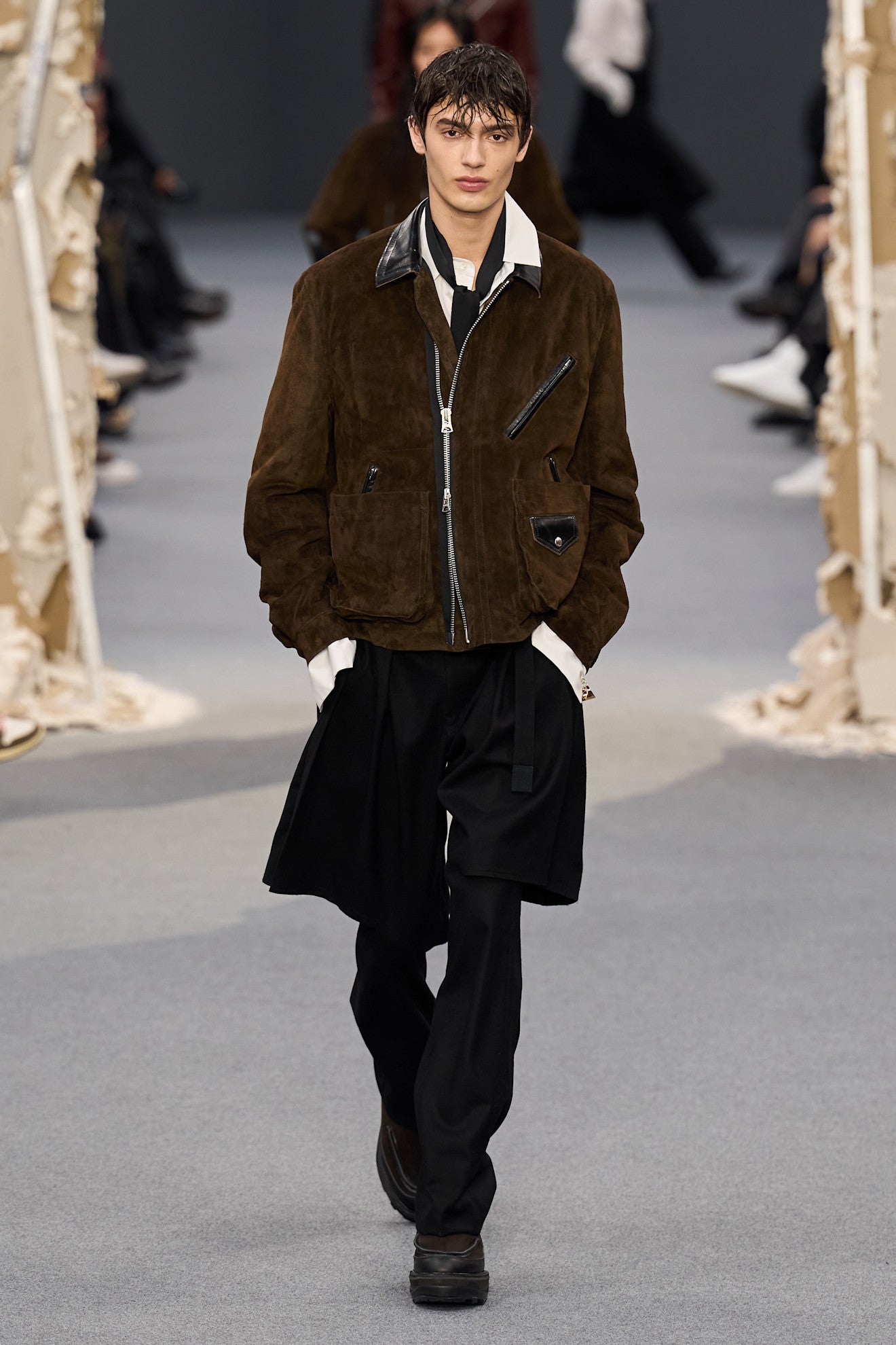 SACAI Suede Blouson man