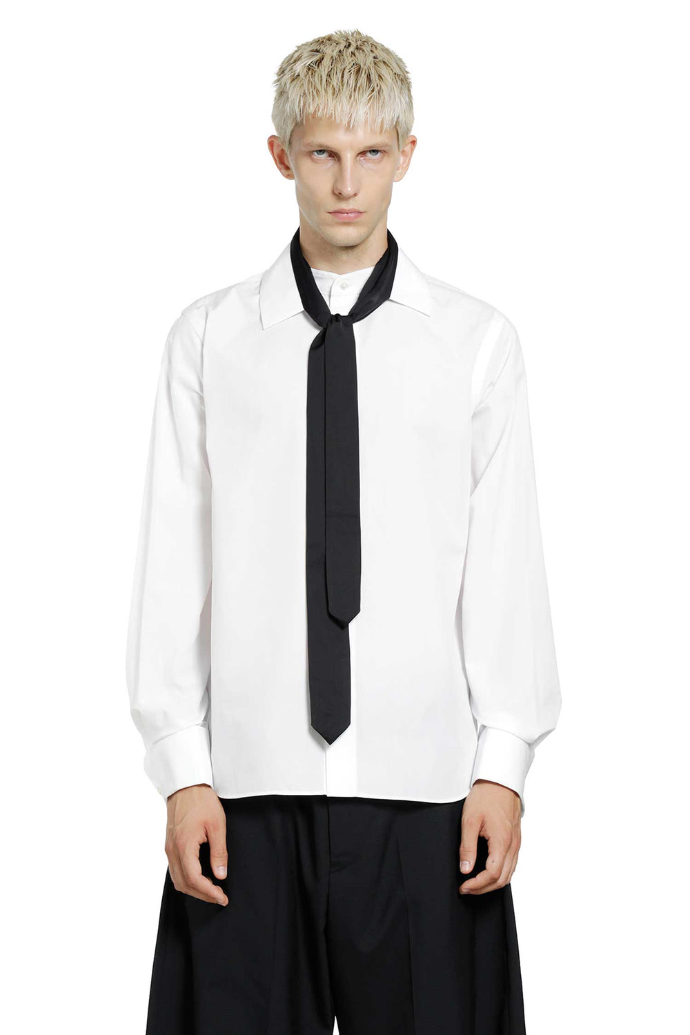 SACAI Poplin Shirt (With Satin Tie) man