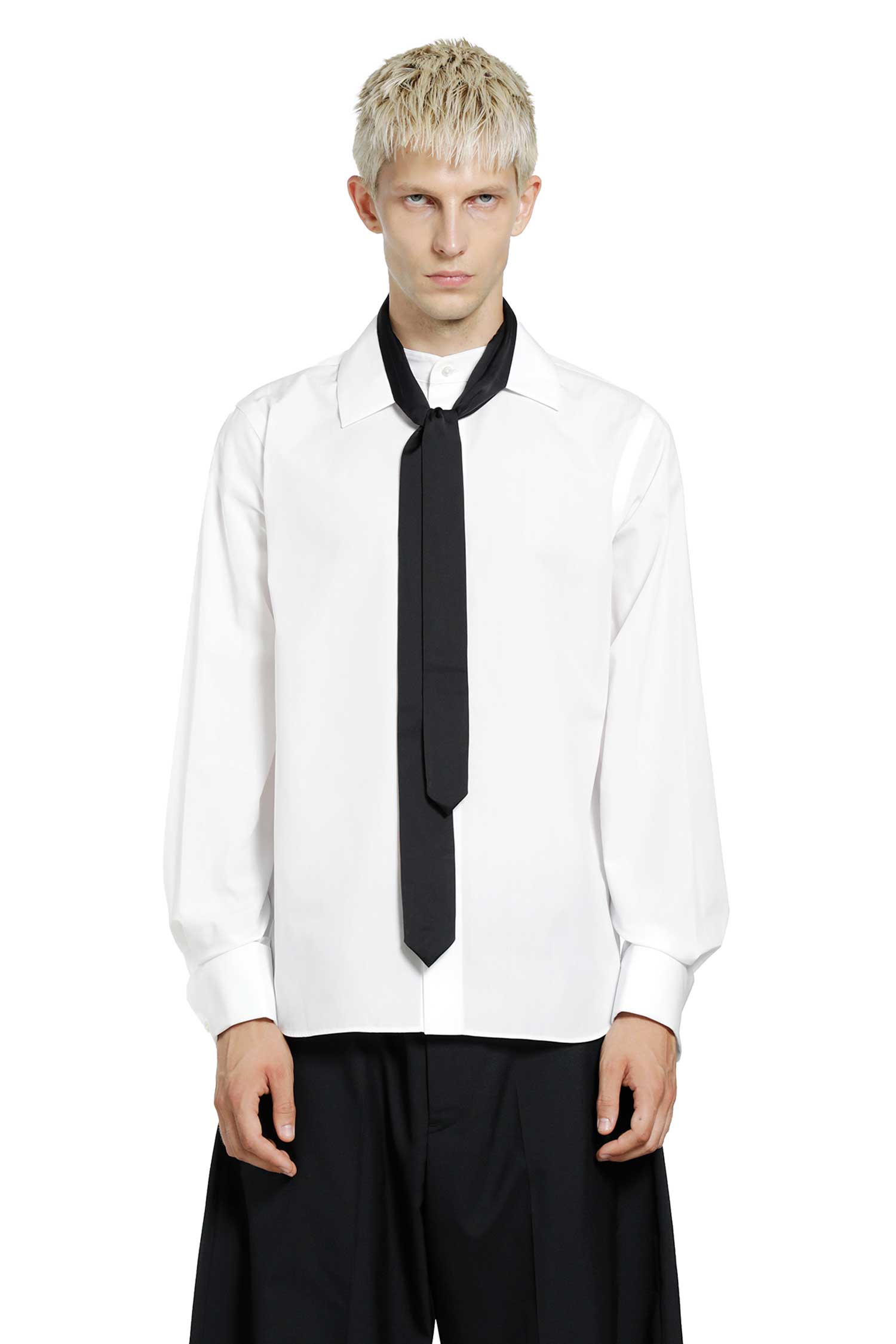 SACAI Poplin Shirt (With Satin Tie) man