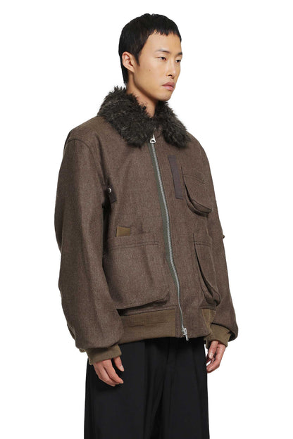 Wool Melton Blouson Jacket
