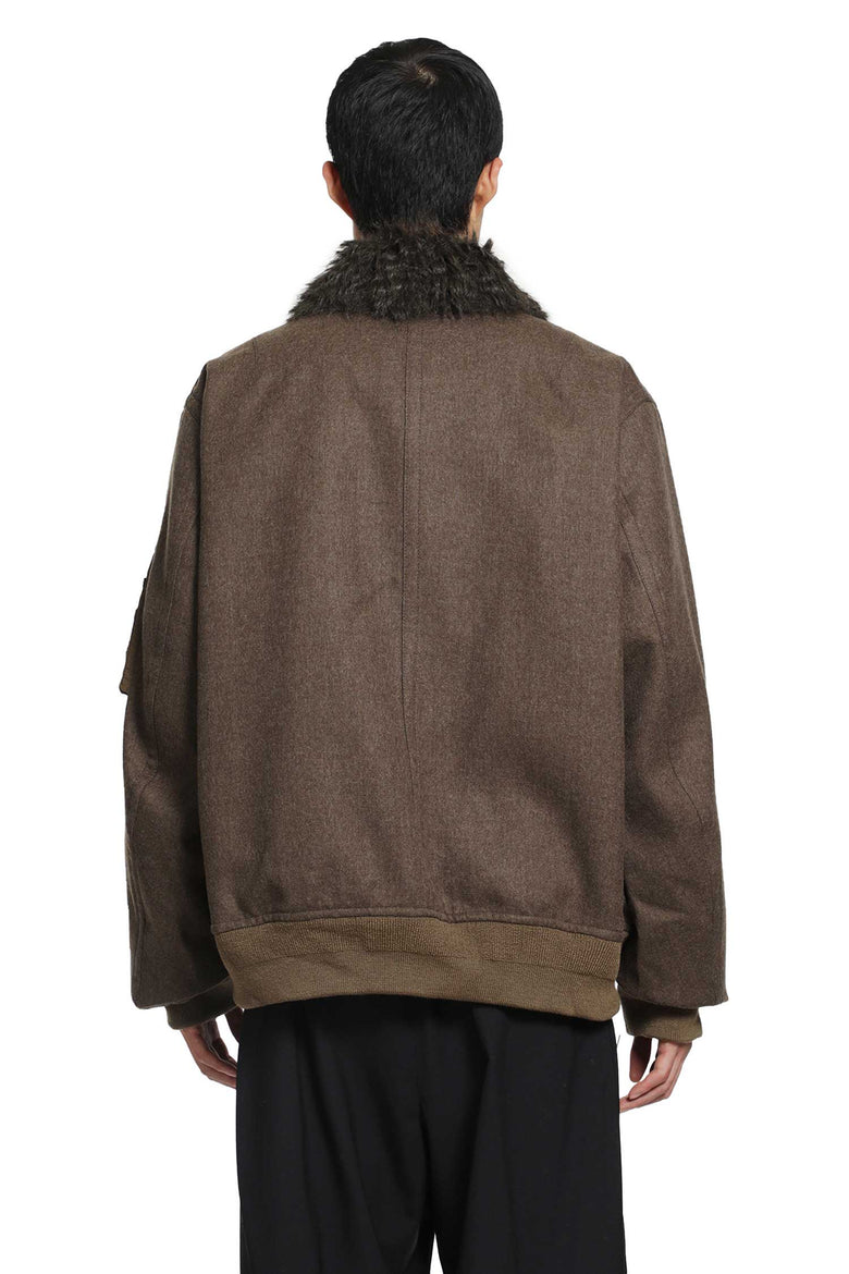
              SACAI Wool Melton Blouson Jacket man
            
