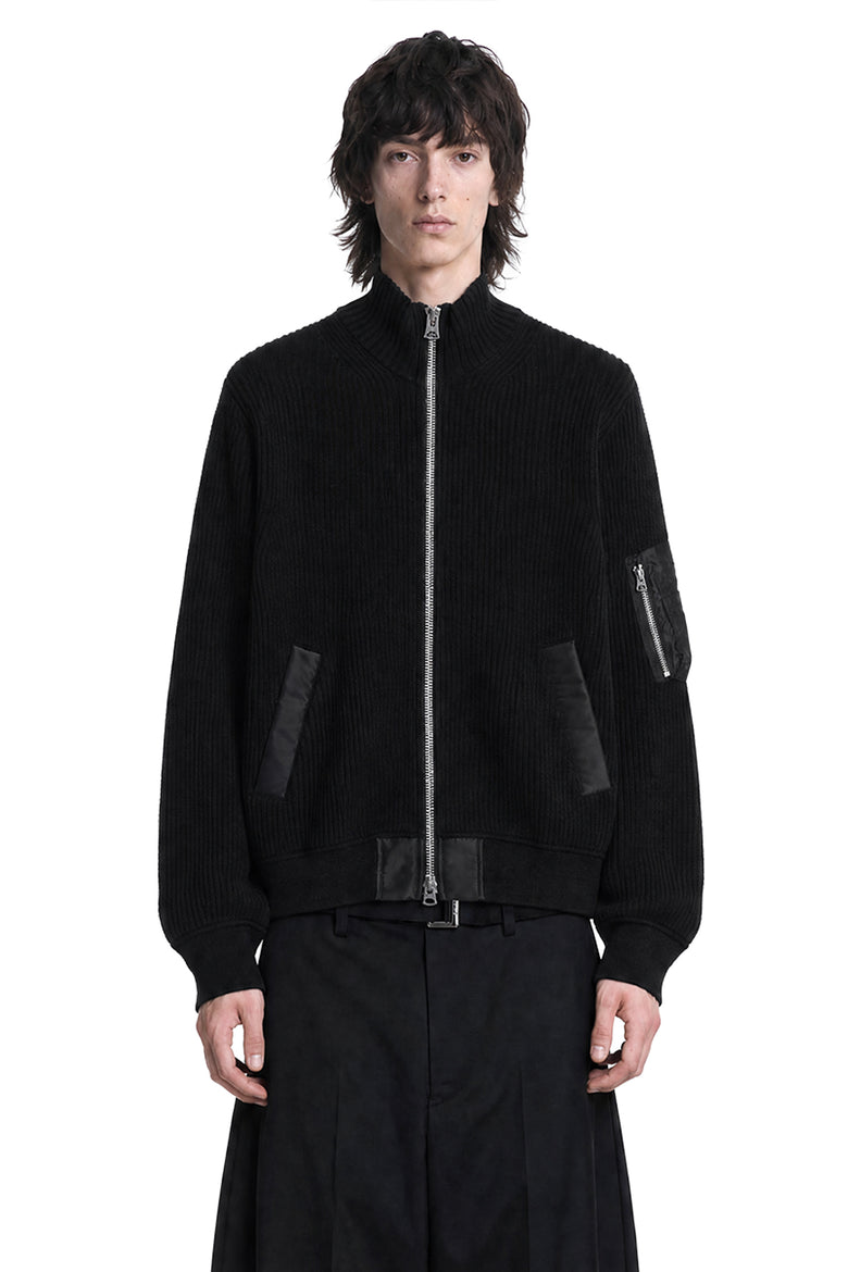 SACAI Wool Knit Blouson man