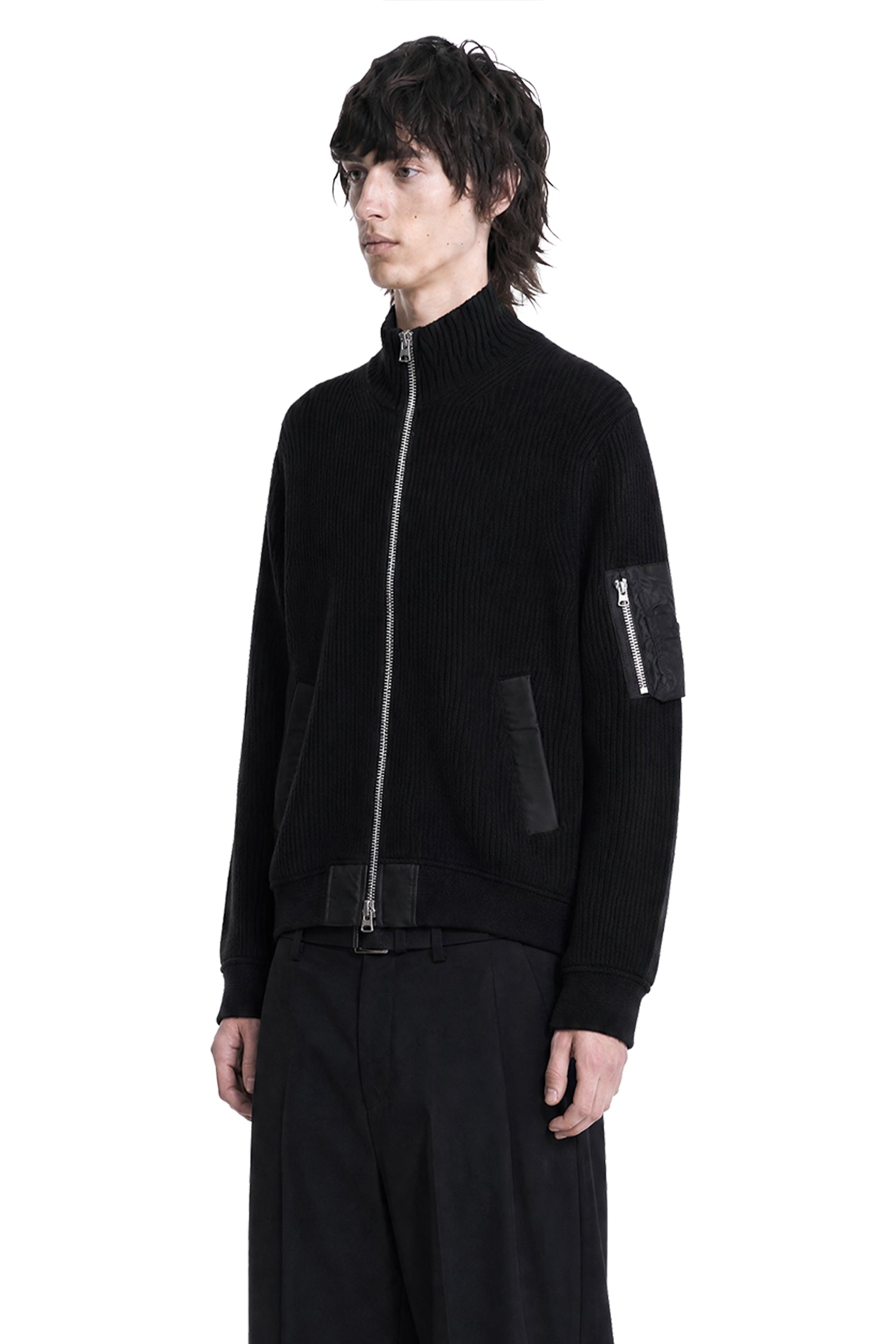 Wool Knit Blouson