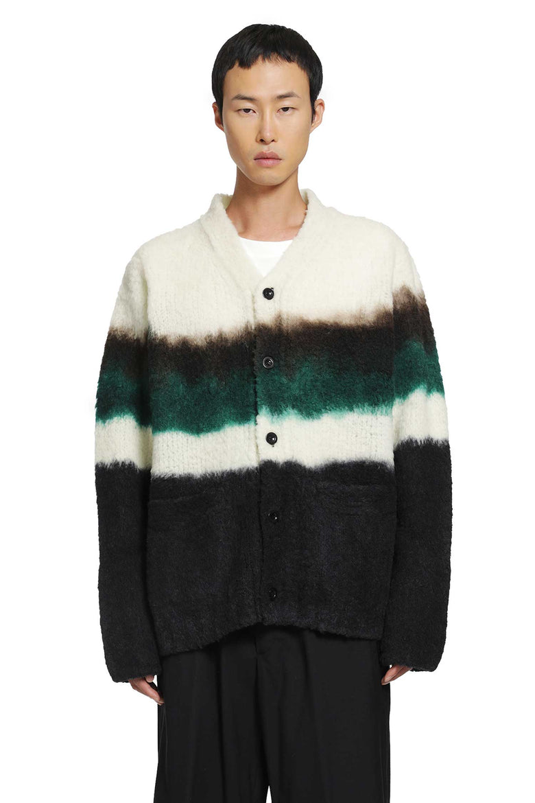 SACAI Chusen-Dyed Knit Cardigan man