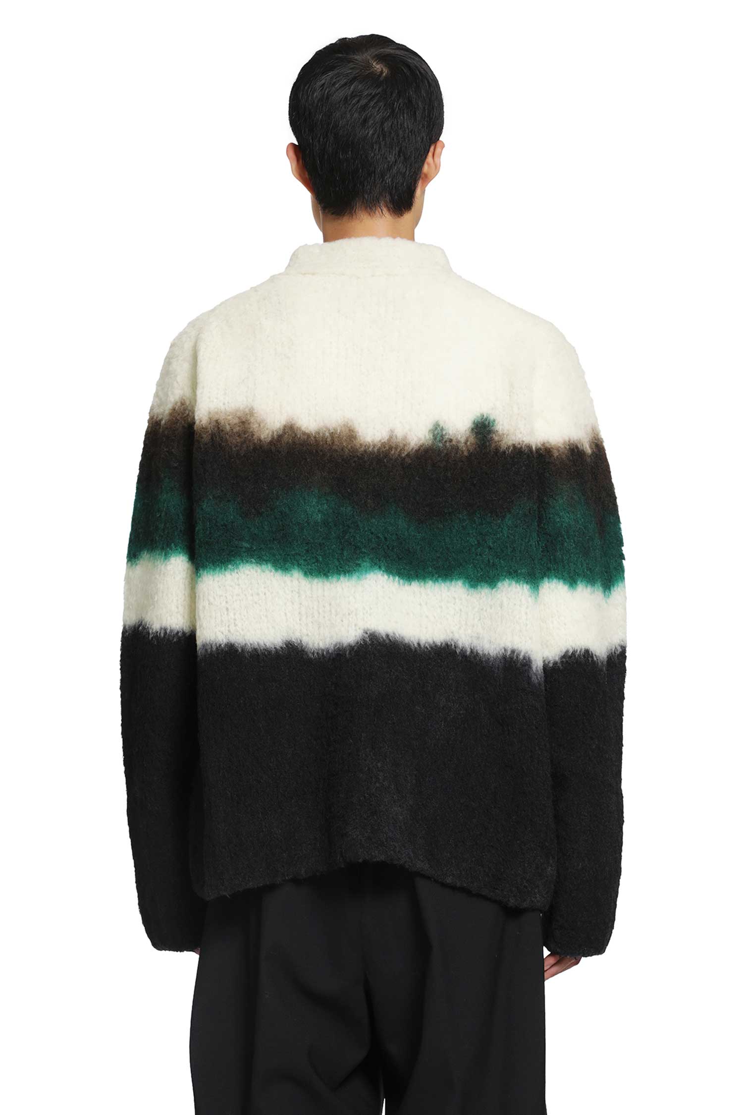 Chusen-Dyed Knit Cardigan