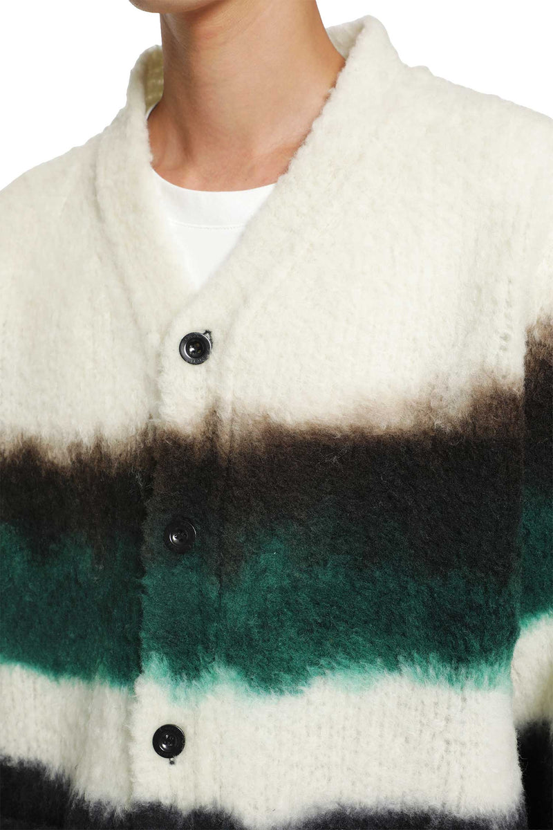 SACAI Chusen-Dyed Knit Cardigan man