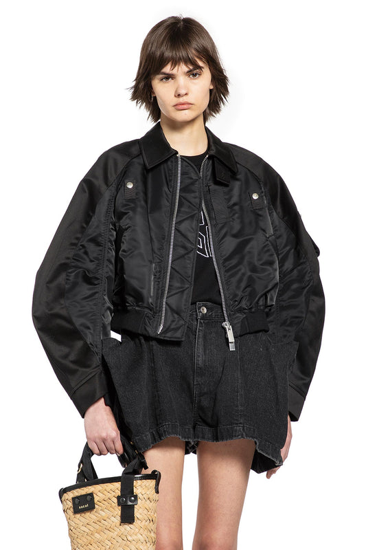 Cotton Chino x Nylon Twill Blouson