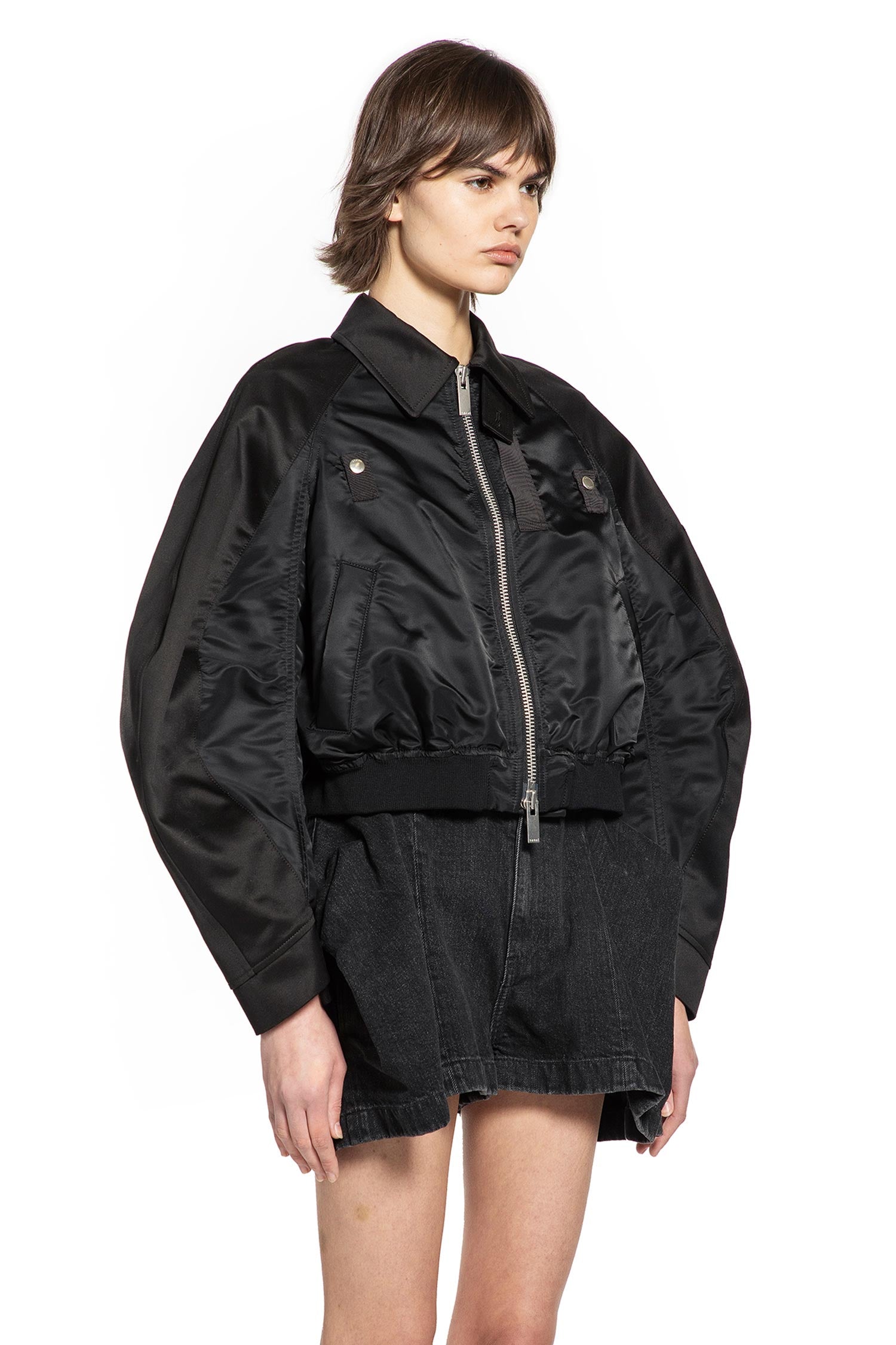 Cotton Chino x Nylon Twill Blouson