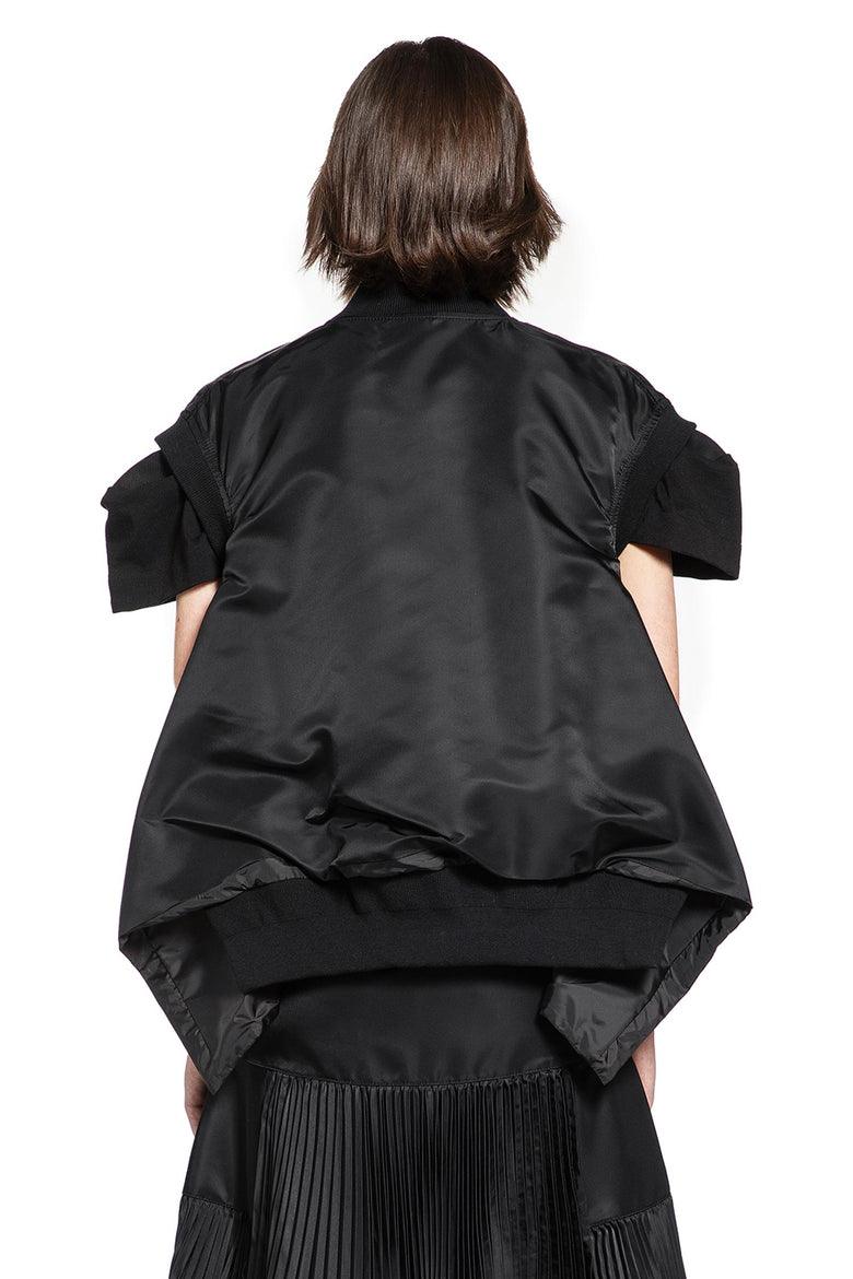 SACAI Nylon Twill Vest woman