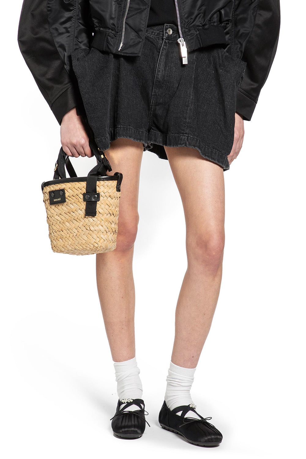 SACAI Denim Shorts woman