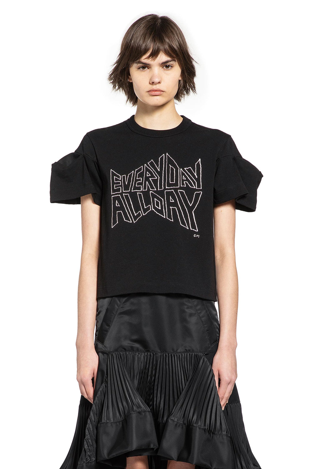 SACAI Geoff Mcfetridge Cotton Jersey T-shirt woman