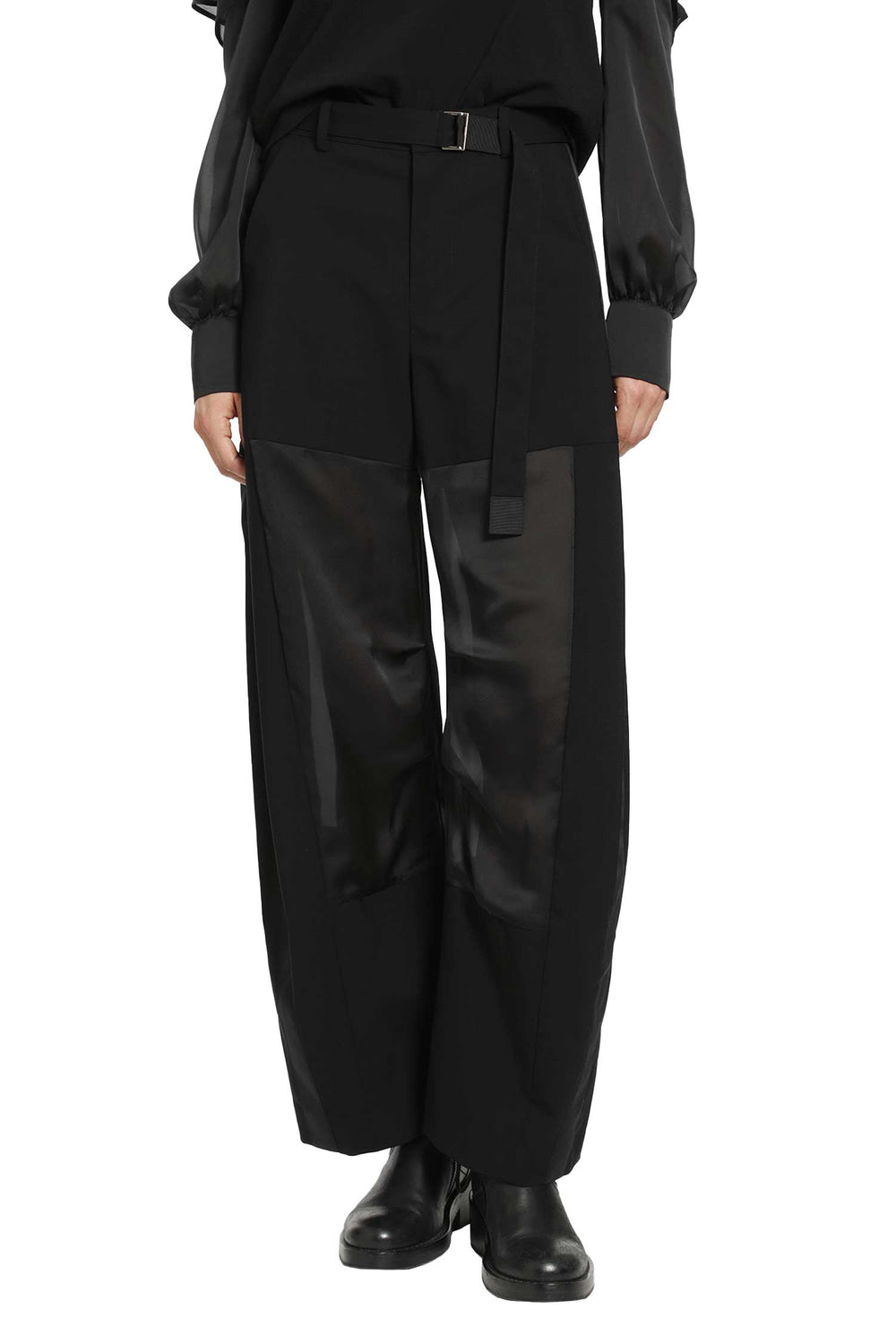 SACAI Wool Suiting Pants woman