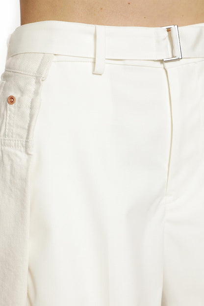 Wool Suiting x Denim Shorts