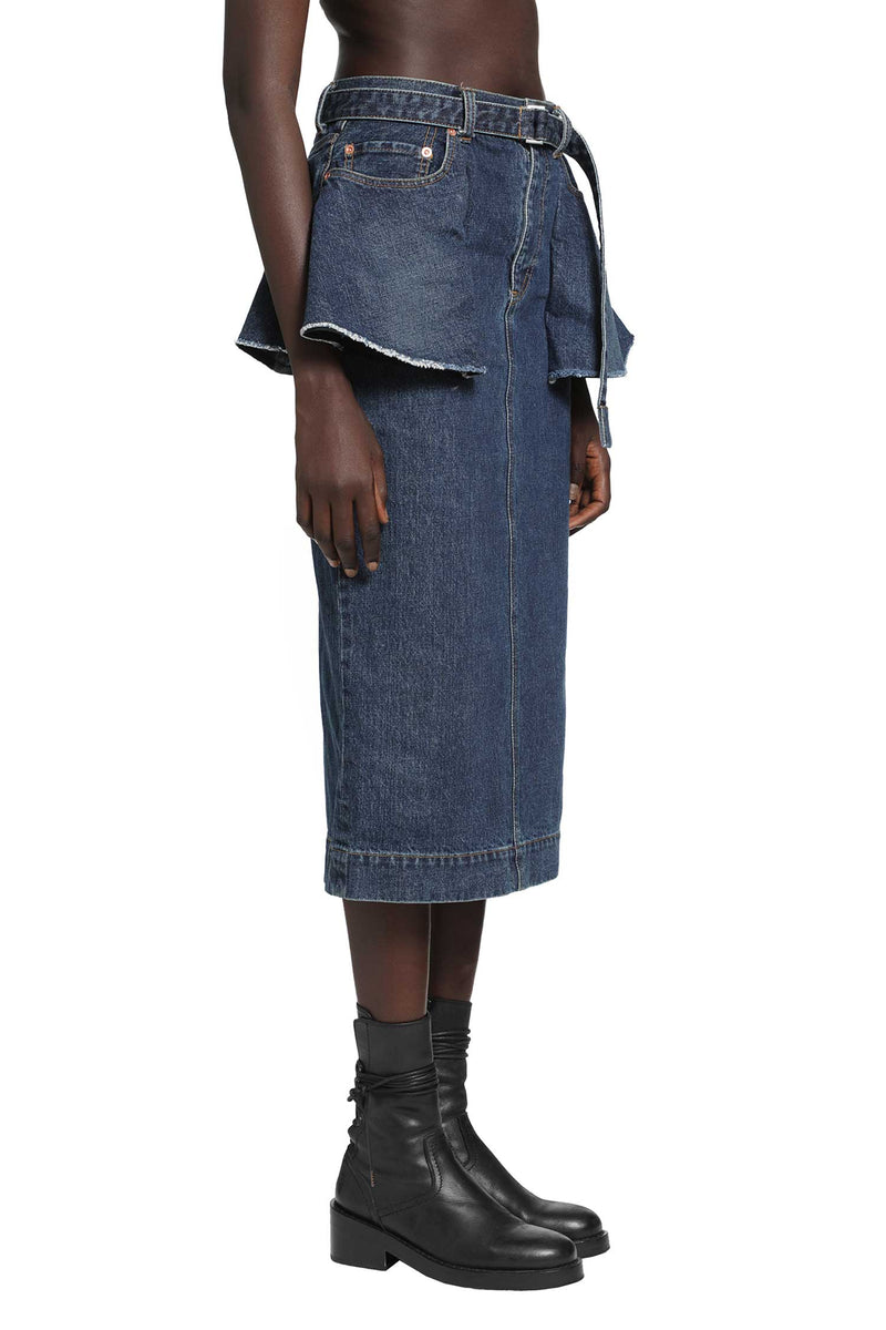 SACAI Denim Skirt woman