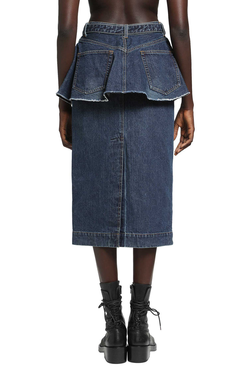 SACAI Denim Skirt woman