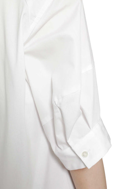 Poplin x Cotton Jersey T-Shirt