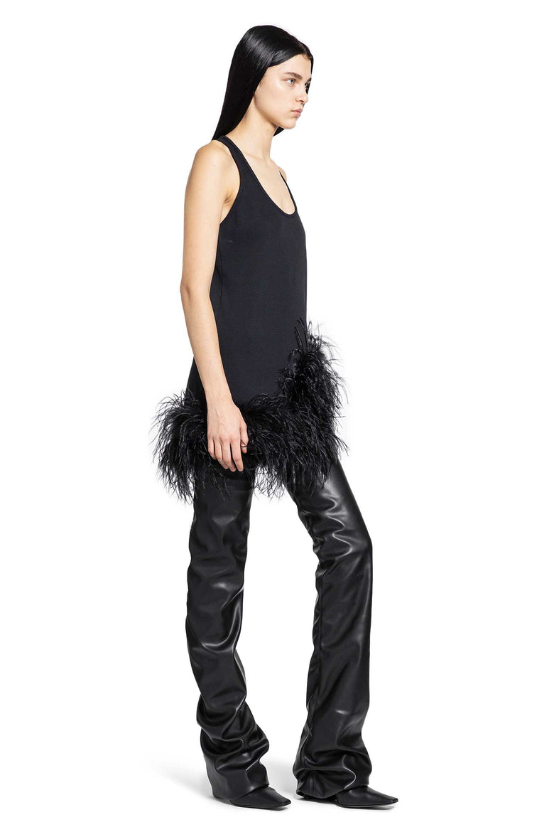 Cotton Rib with Embroidered Mini Dress