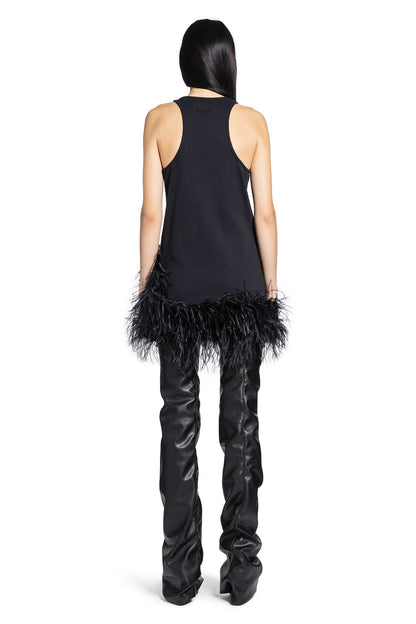 Cotton Rib with Embroidered Mini Dress