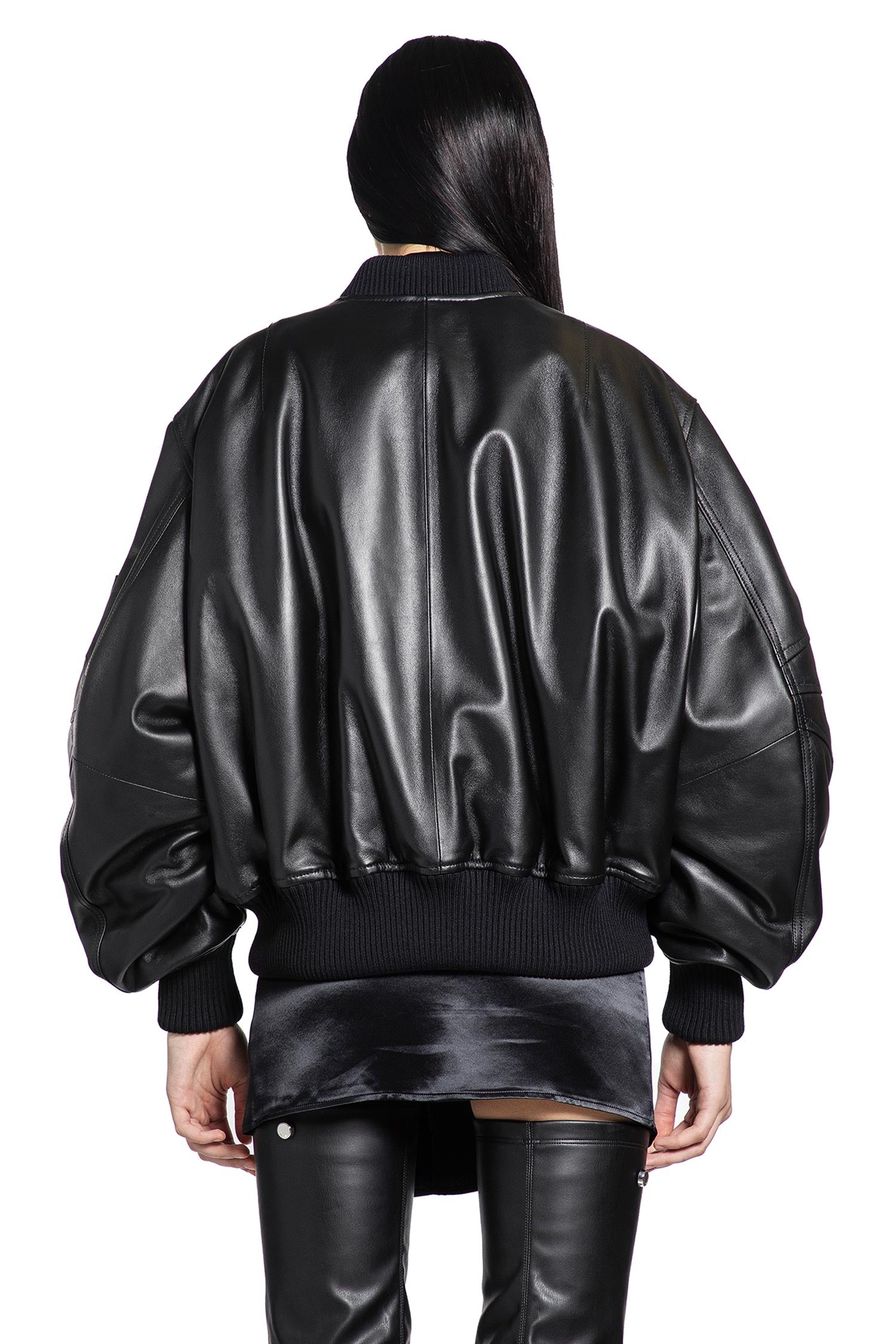 Leather Bomber Jacket