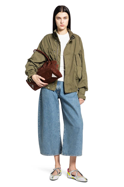 Washed Denim Long Pants