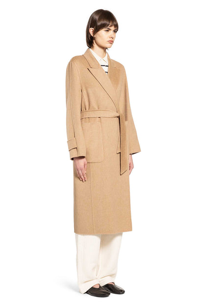 Camel Long Robe Coat