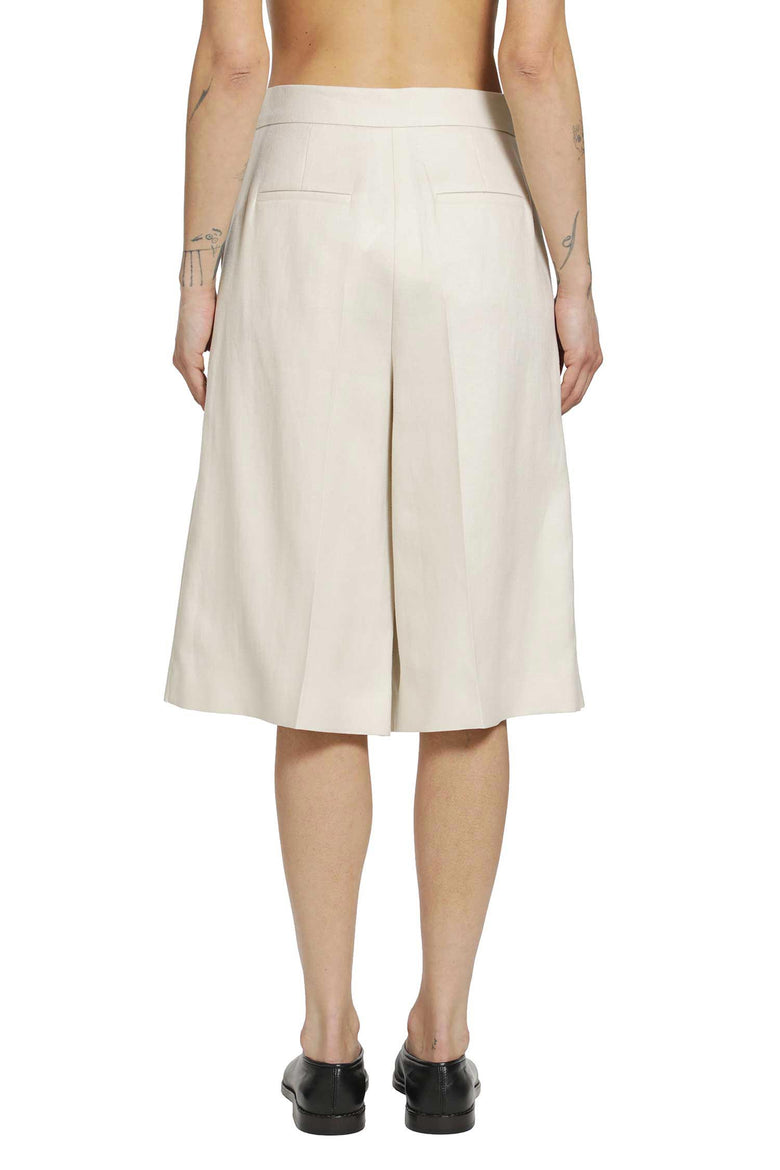 MAX MARA Linen Bermuda Shorts woman