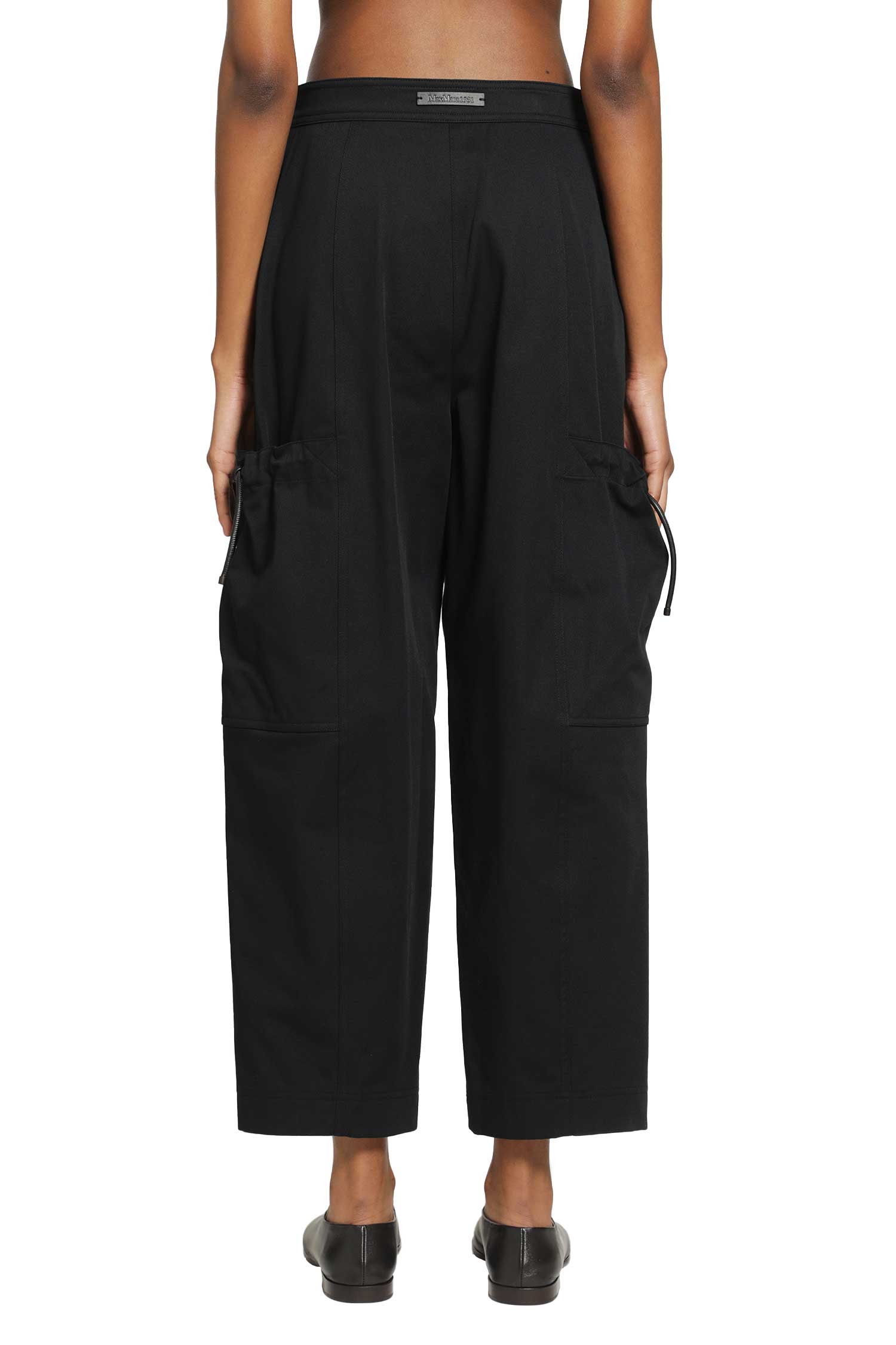 MAX MARA Stretch Cotton Cargo Trousers woman