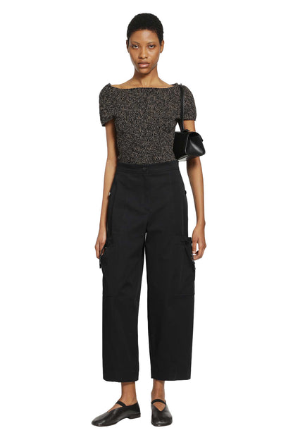 Stretch Cotton Cargo Trousers