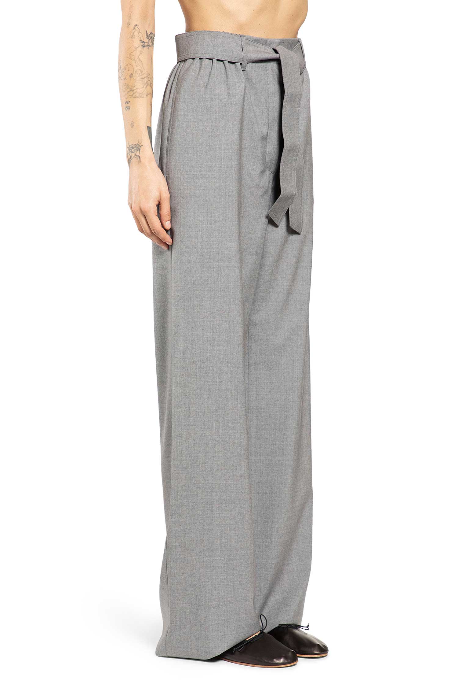 Stretch Wool Cloth Trousers