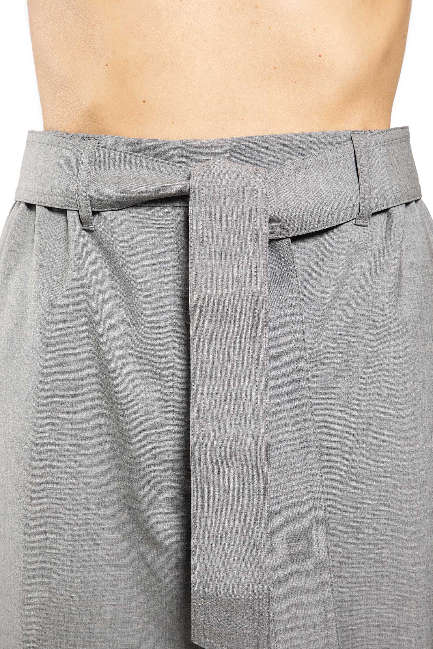 Stretch Wool Cloth Trousers