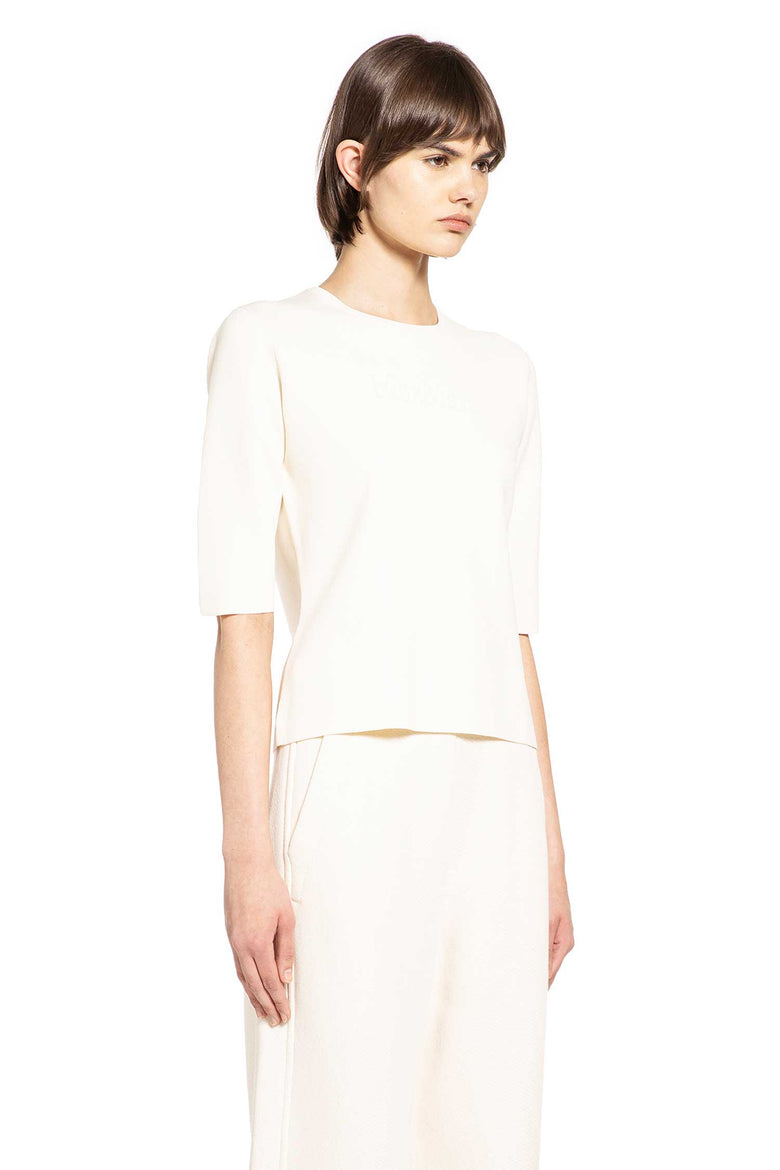 Viscose Nylon Short Sleeve Top