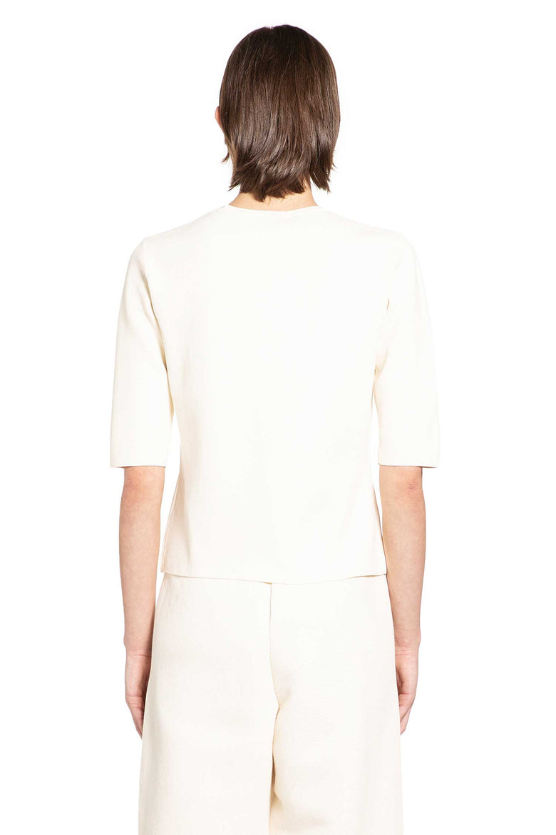 MAX MARA Viscose Nylon Short Sleeve Top woman