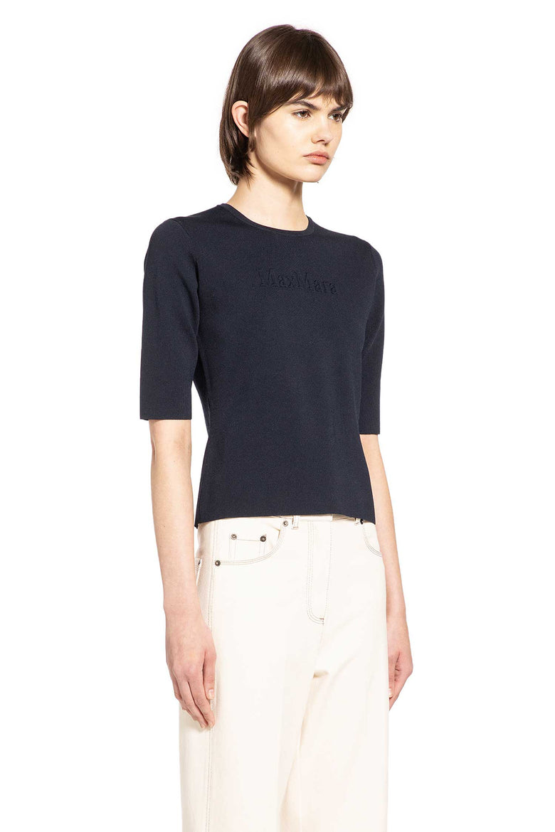 Viscose Nylon Short Sleeve Top