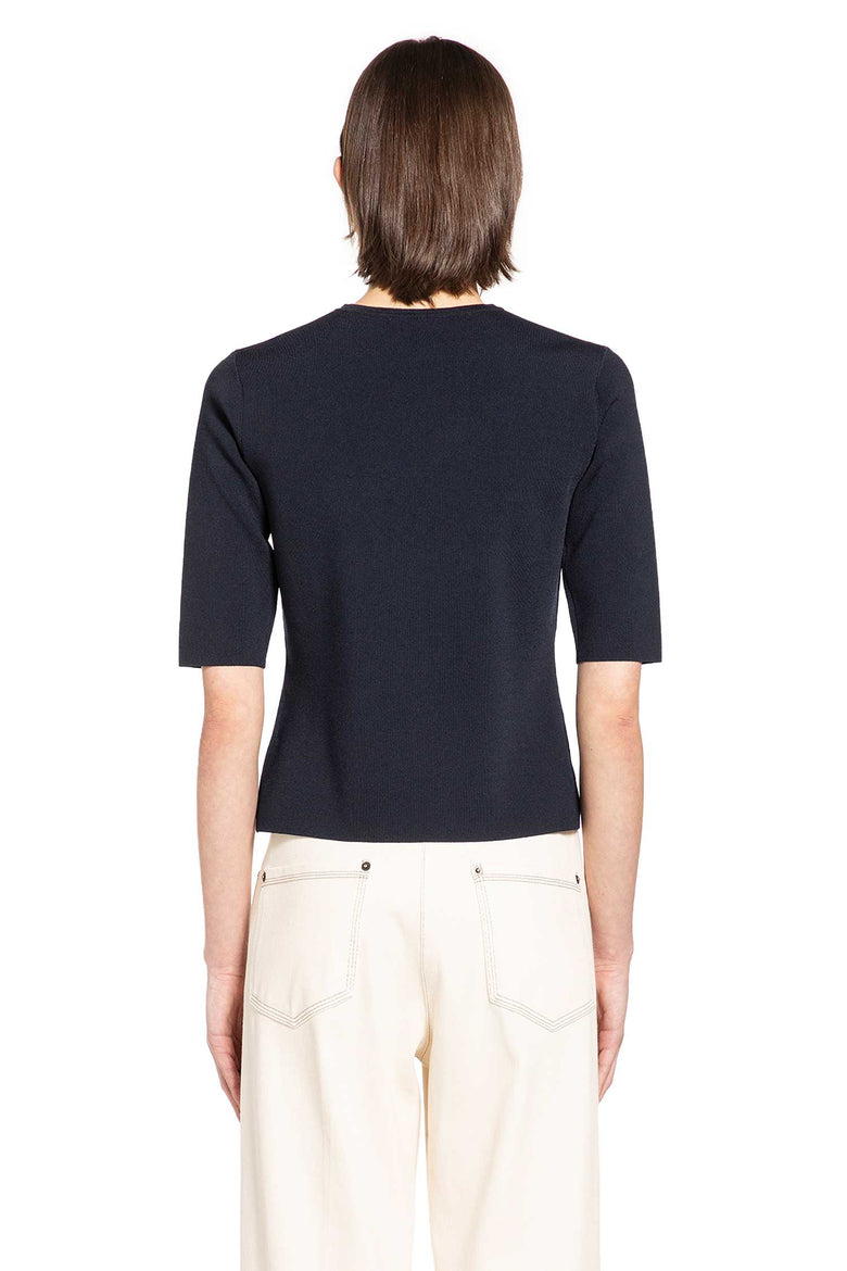 MAX MARA Viscose Nylon Short Sleeve Top woman