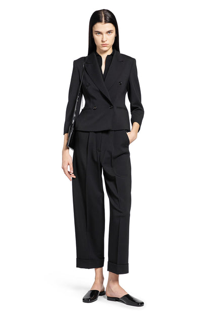 Rib Knit Wool Polo Shirt