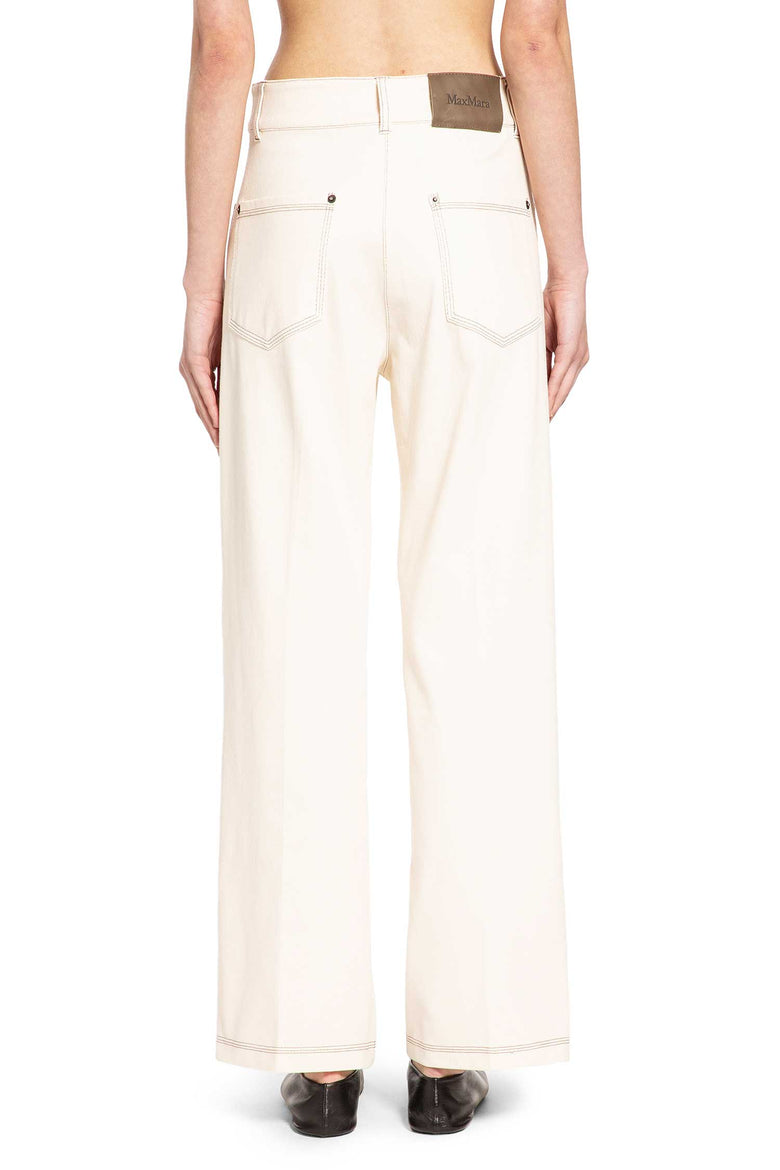 MAX MARA Cotton Nylon Jersey 5 Pocket Jeans woman