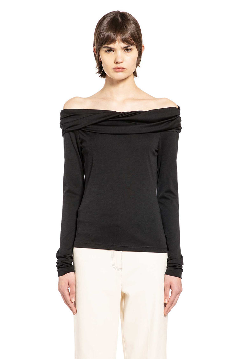 Wool Off-The-Shoulder Top