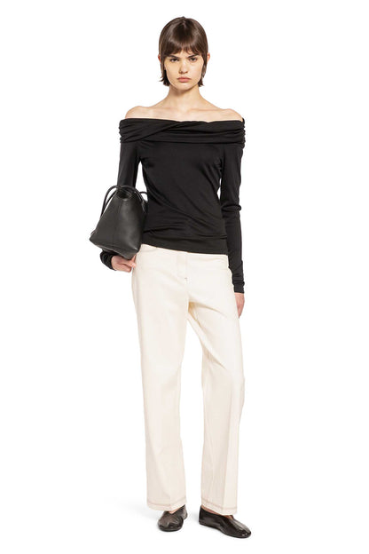 Wool Off-The-Shoulder Top