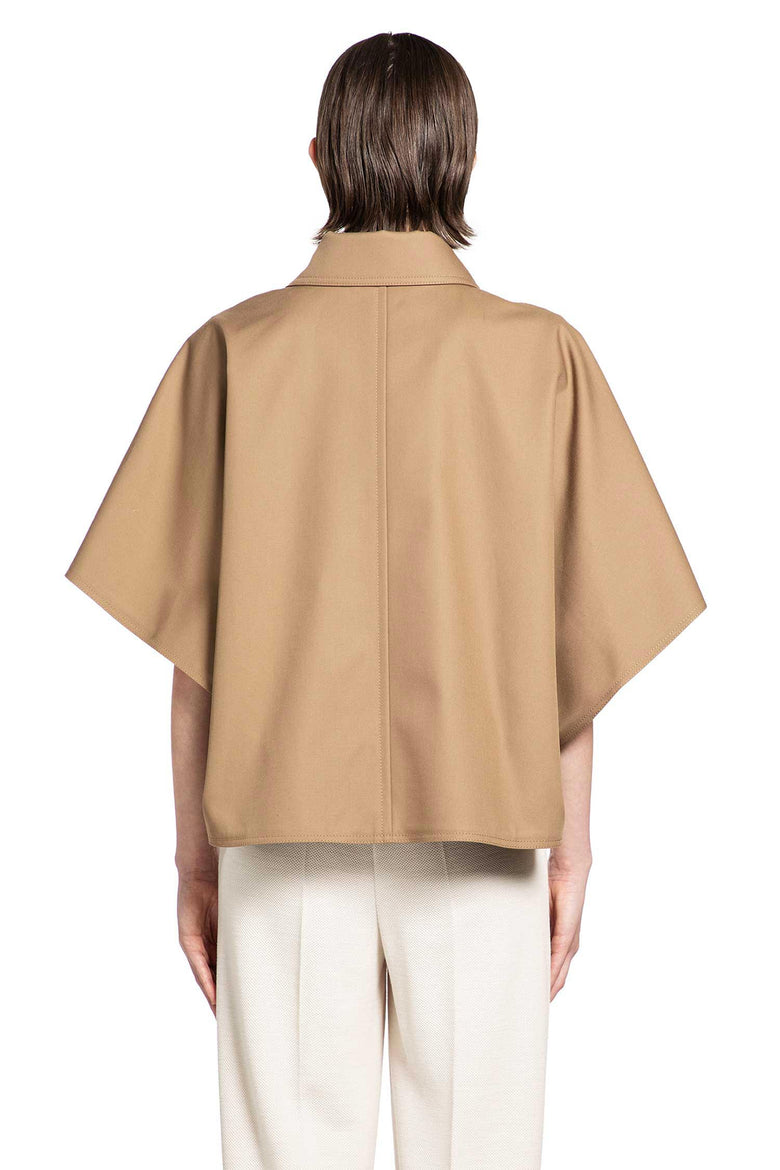 MAX MARA Water-repellent Gabardine Cape woman