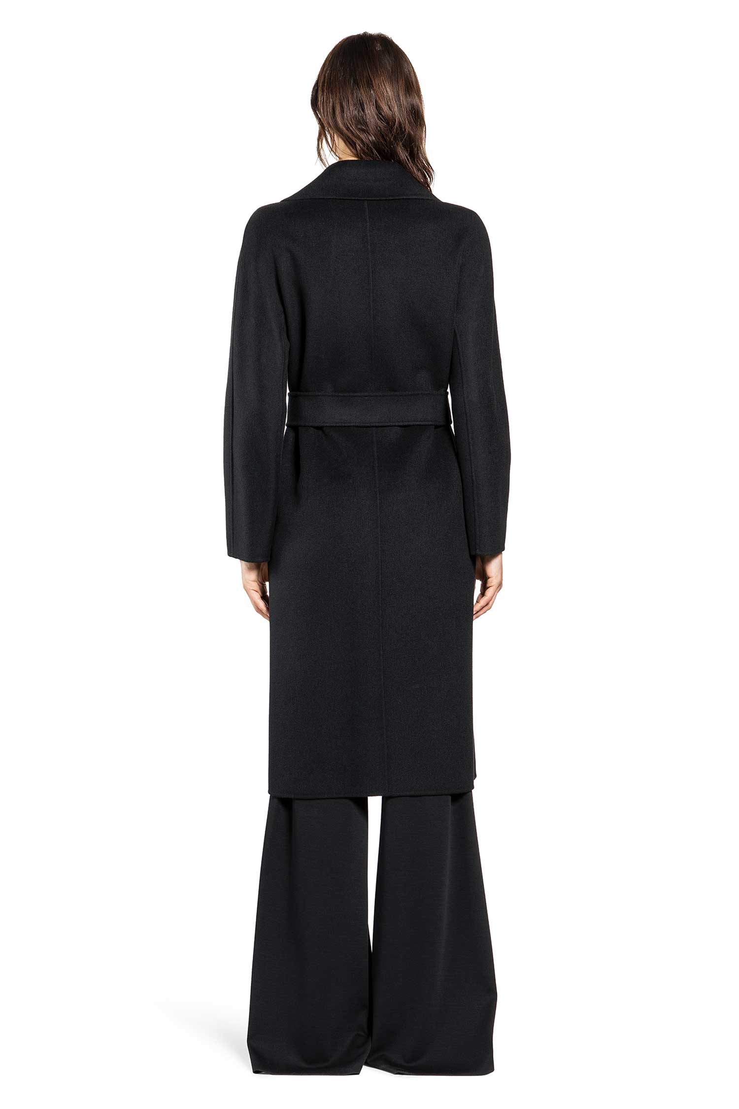 Wool Cashmere Silk Wrap Coat