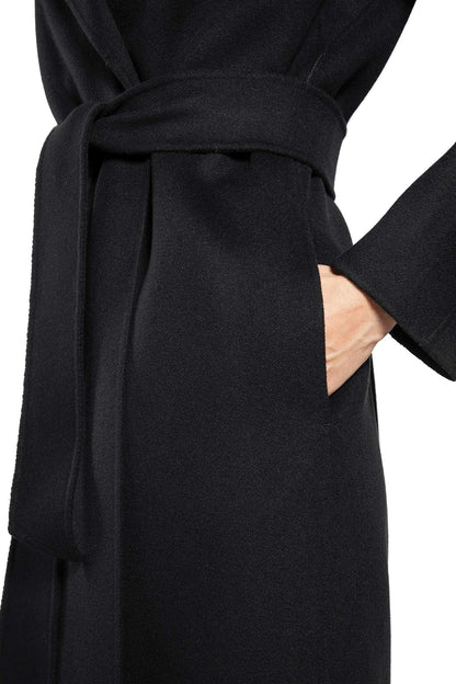 Wool Cashmere Silk Wrap Coat