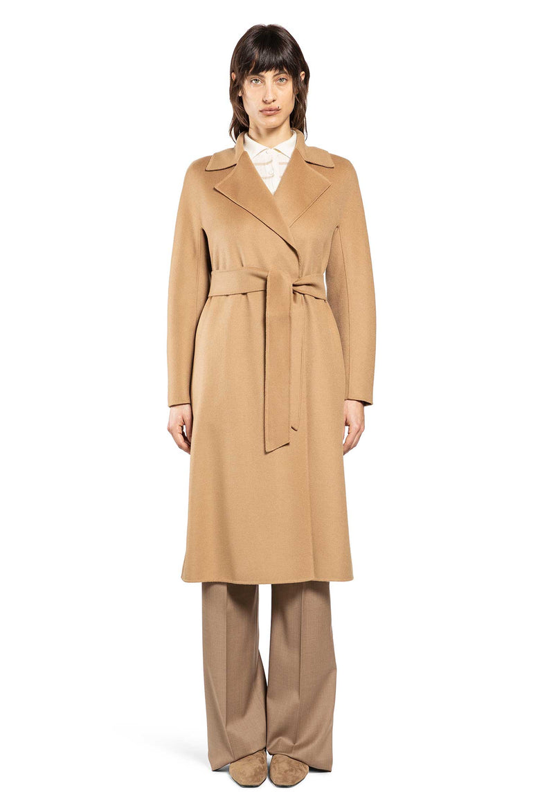 Wool Cashmere Silk Wrap Coat