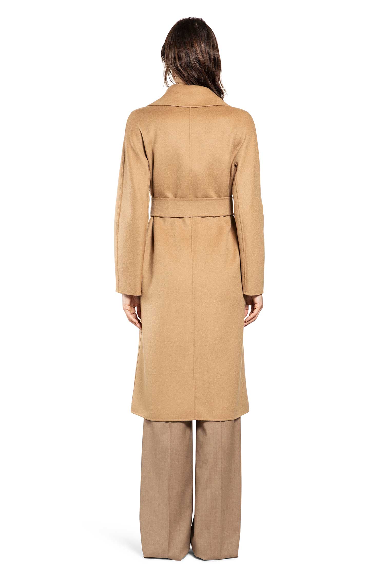 Wool Cashmere Silk Wrap Coat